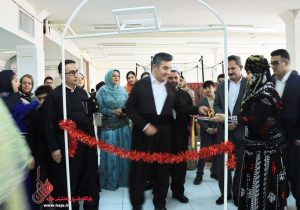 دومین نمایشگاه آیین‌های سرزمین من در مهاباد افتتاح شد