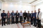 عیادت استاندار از ظاهر سارایی شاعر و ادیب ایلامی